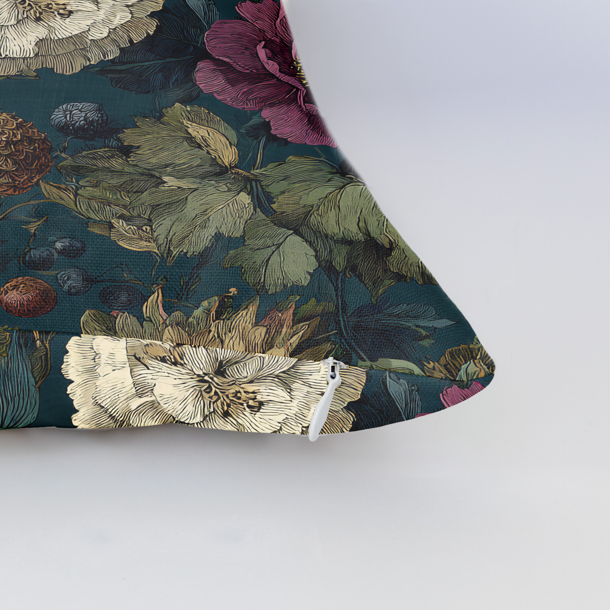 Garden Night Throw Pillow - Painted Paper