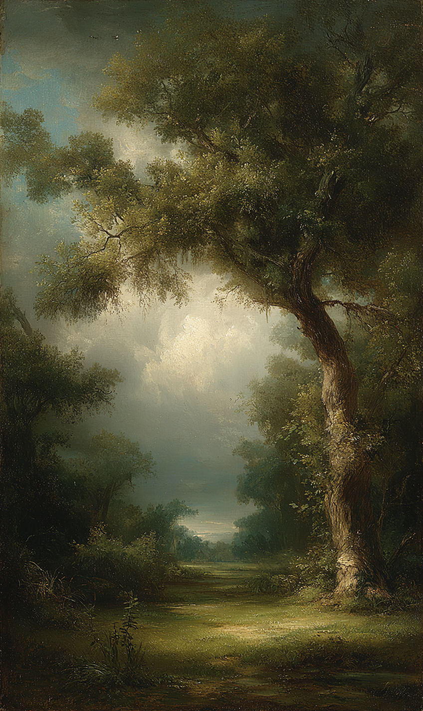 Garden at Nightfall - Tapestry