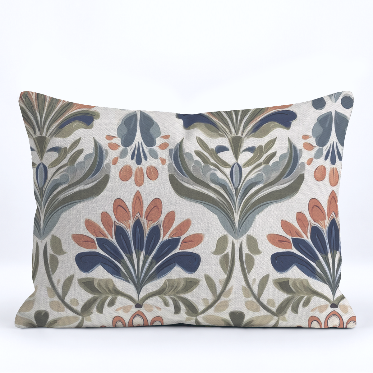 Amber Garden Throw Pillow - Painted Paper