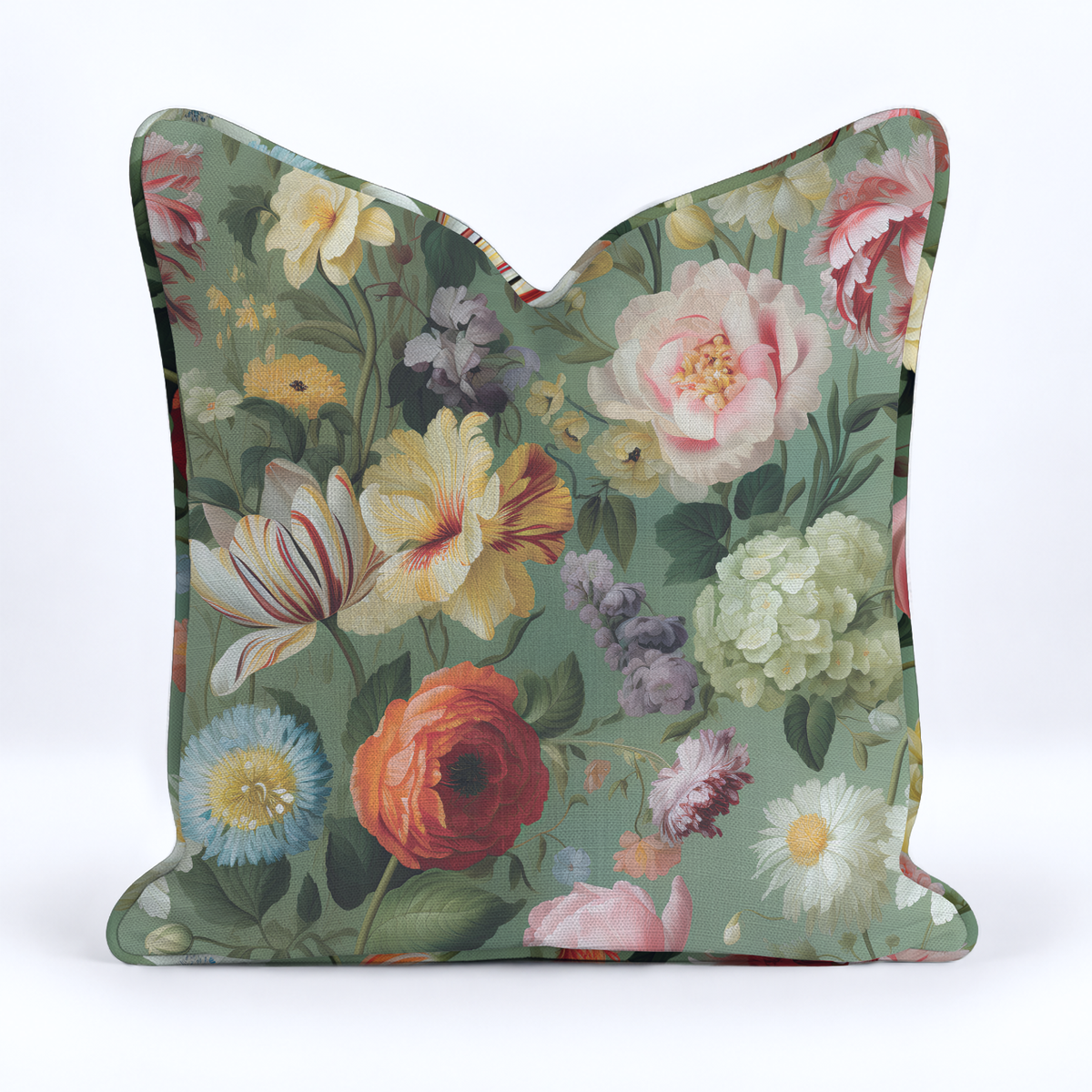Romily Flora Throw Pillow - Painted Paper