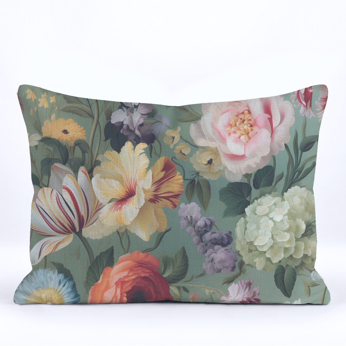 Romily Flora Throw Pillow - Painted Paper