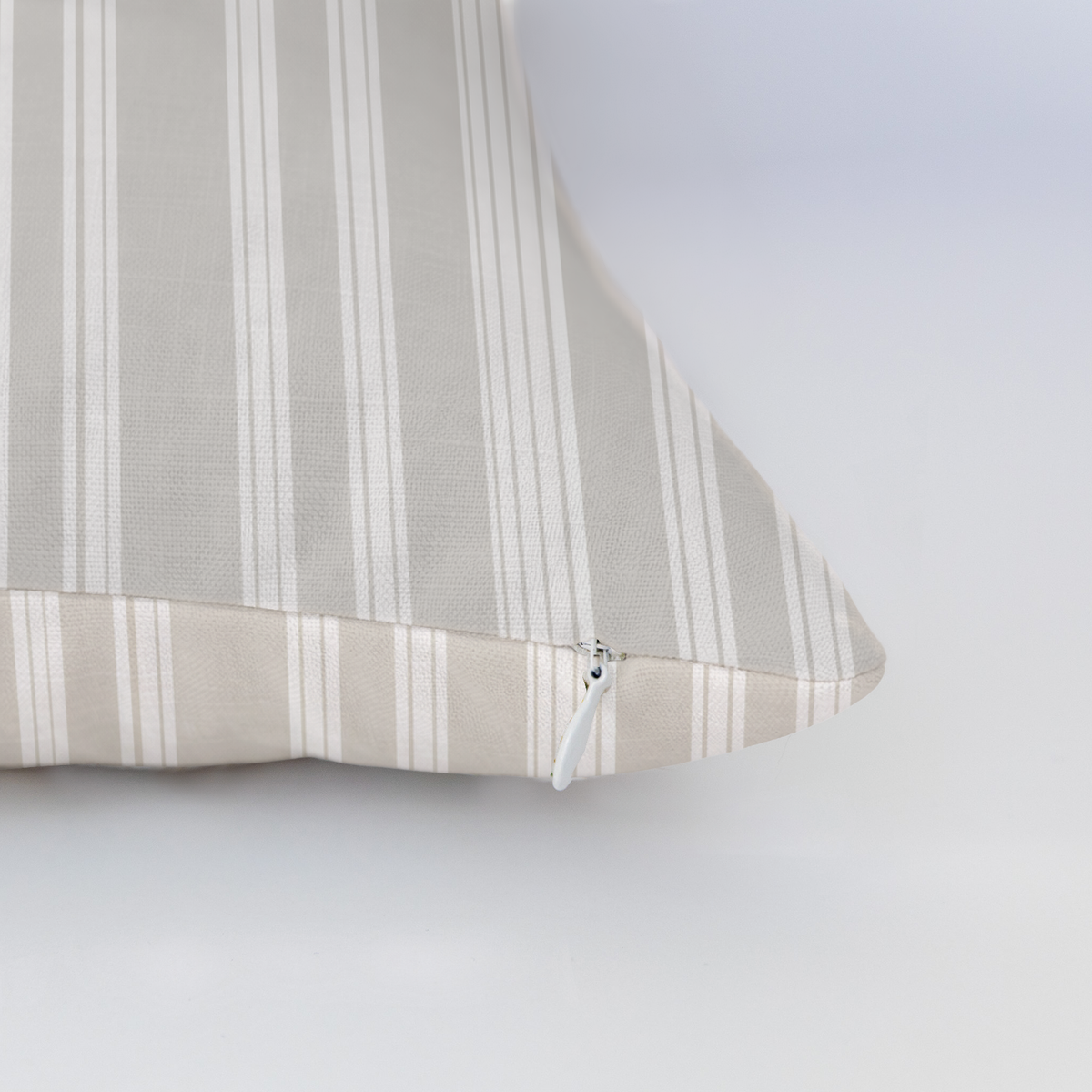 Sunwashed Stripes Throw Pillow - Painted Paper