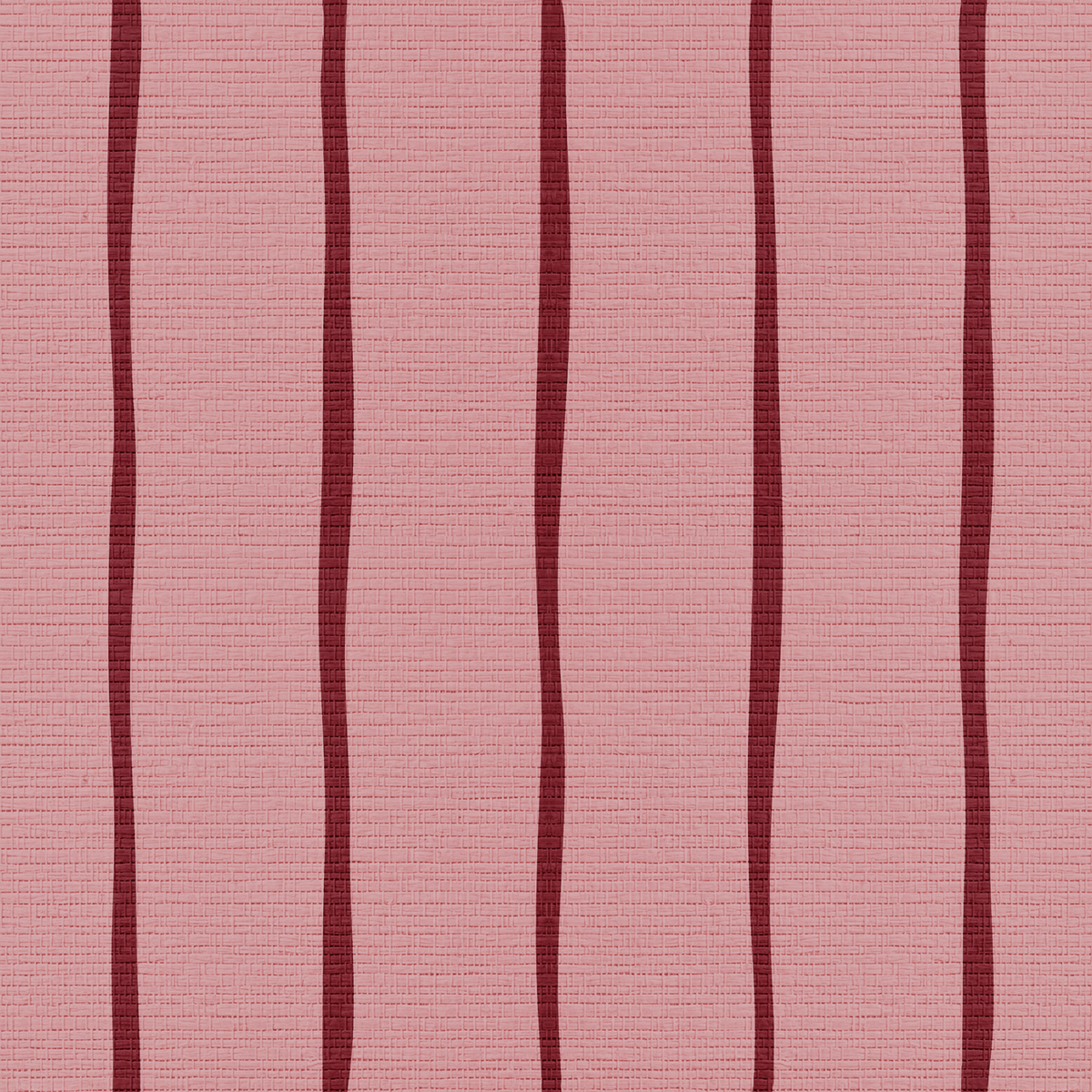 Waterline - Pink & Red Faux Grasscloth Wallpaper