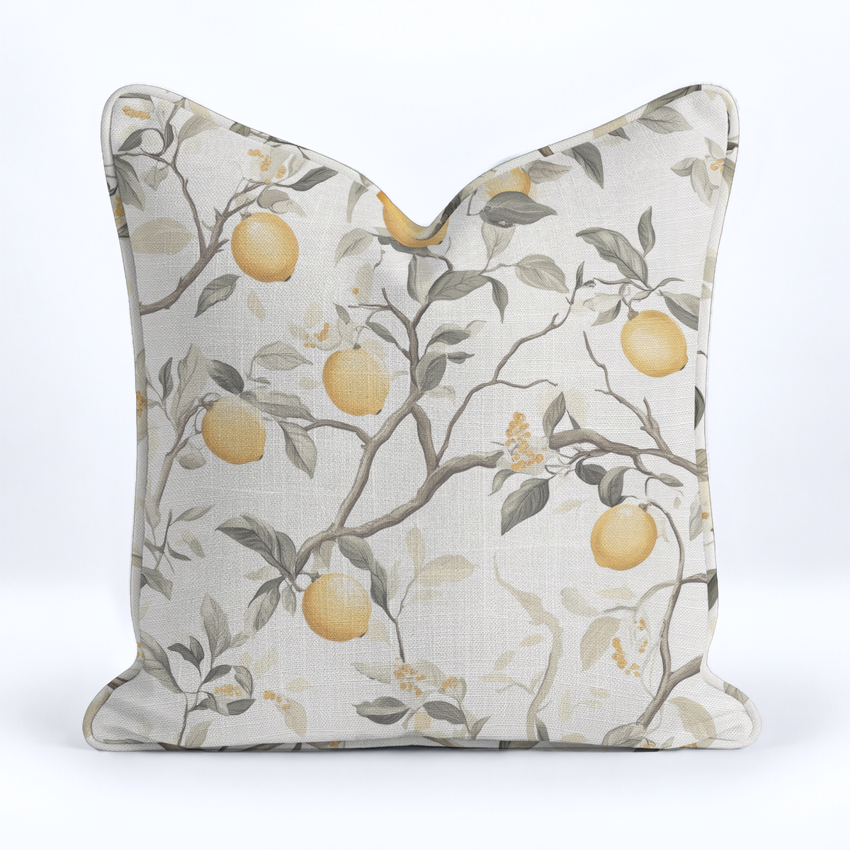 Grover Wallpaper Throw Pillow - Painted Paper