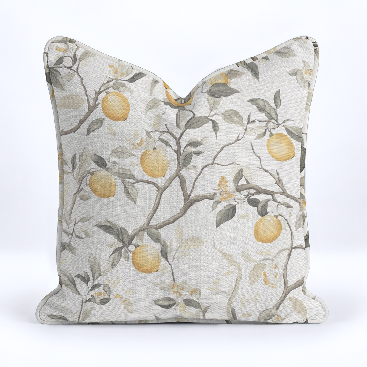 Grover Wallpaper Throw Pillow - Painted Paper
