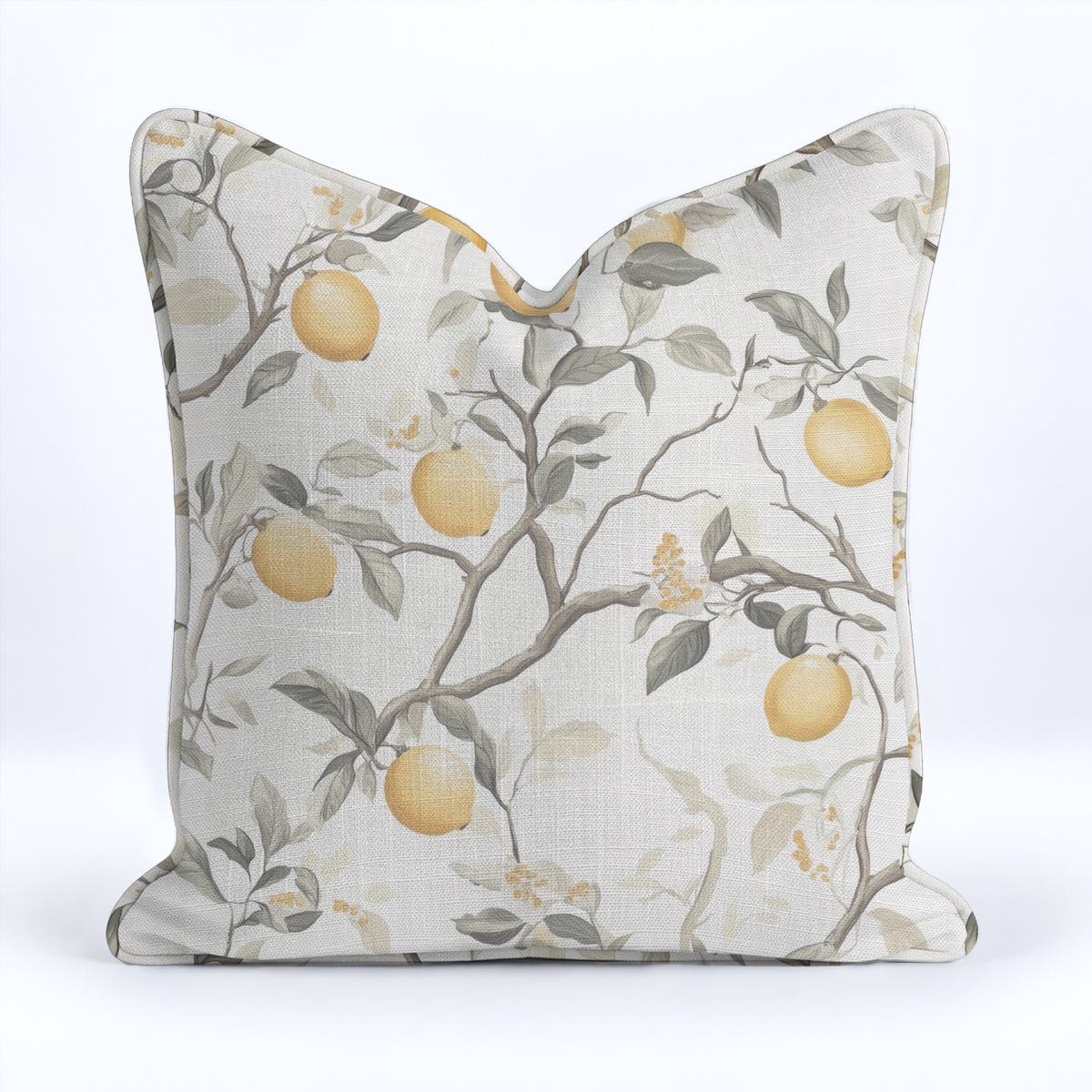 Grover Wallpaper Throw Pillow - Painted Paper