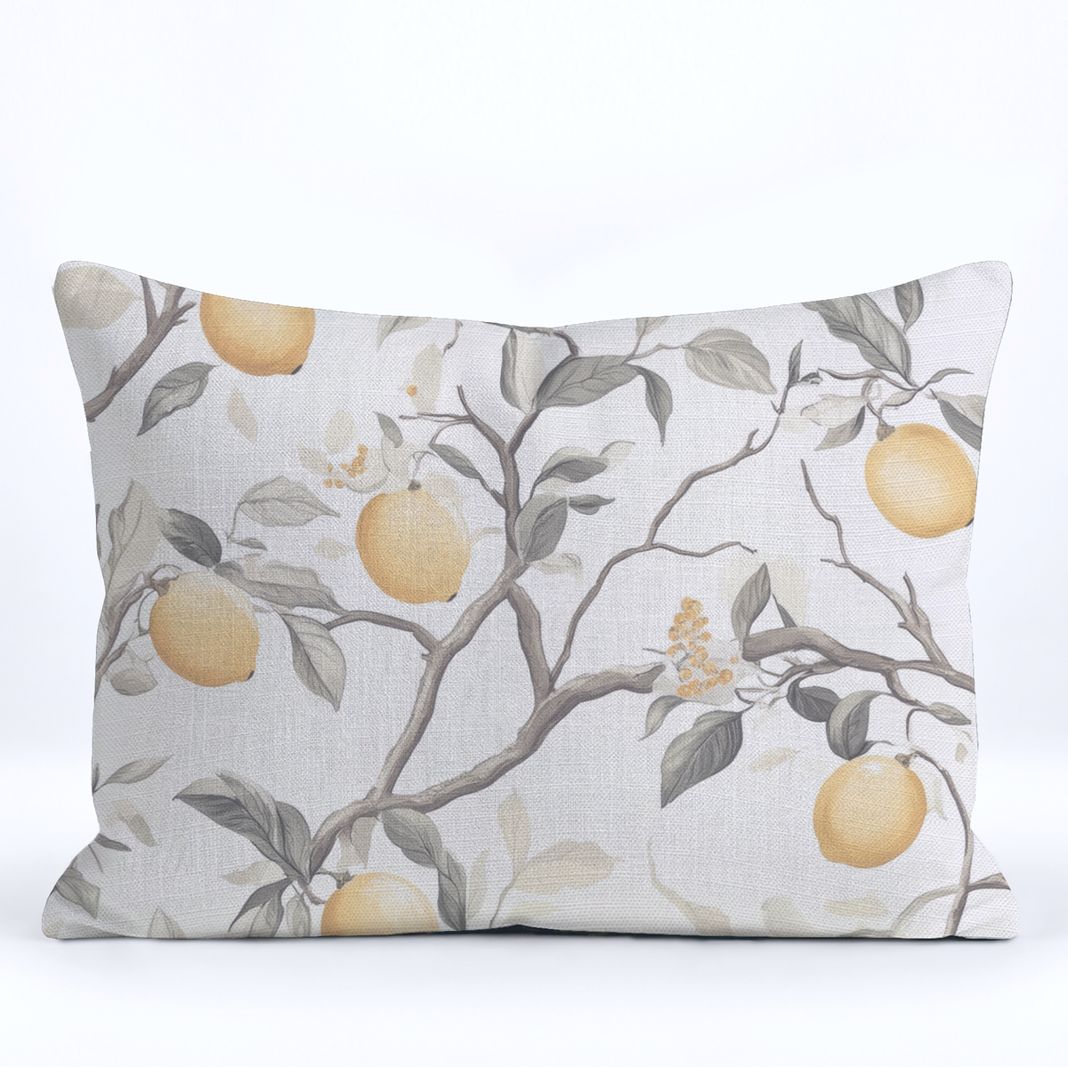 Grover Wallpaper Throw Pillow - Painted Paper