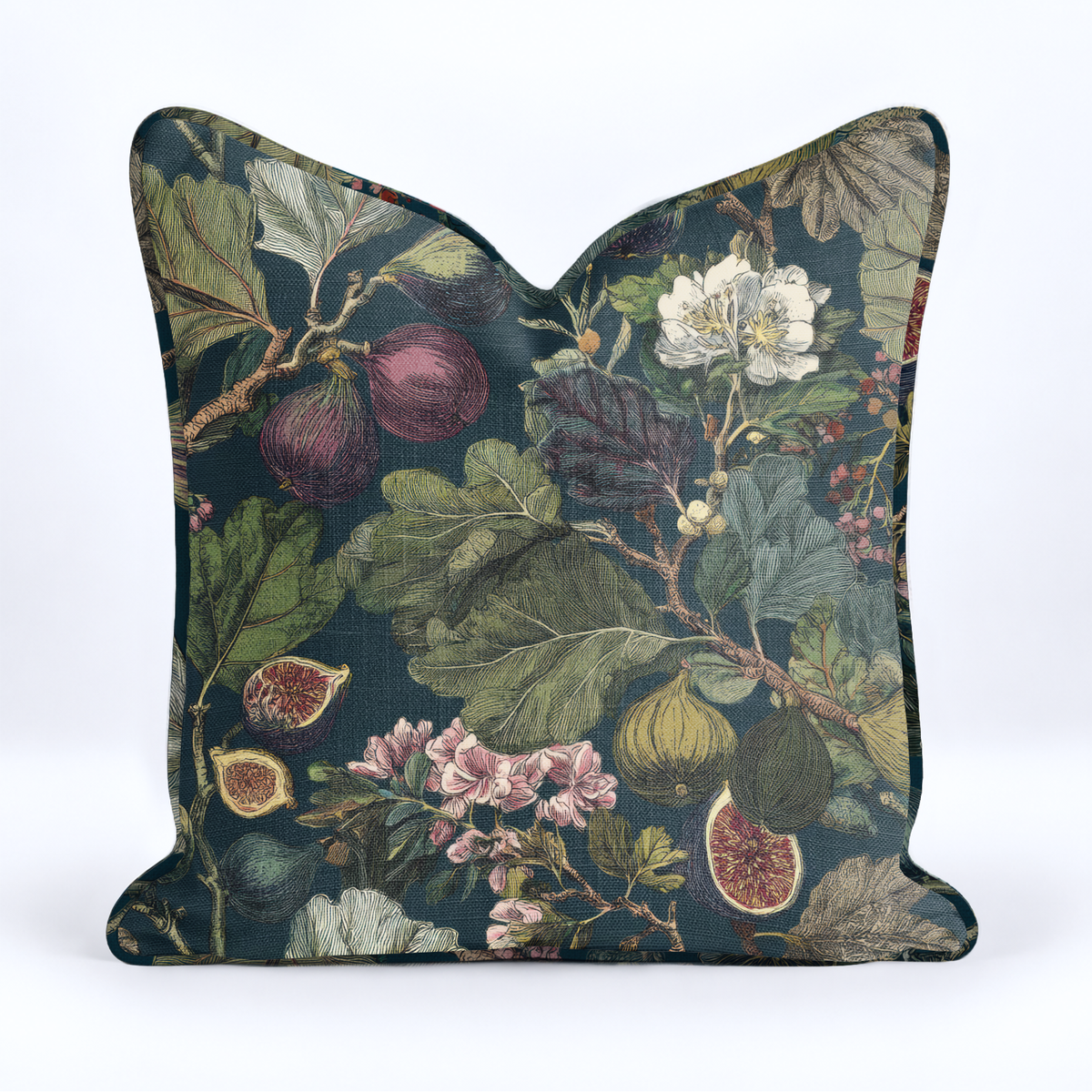 Wild Fig Grove Throw Pillow - Painted Paper