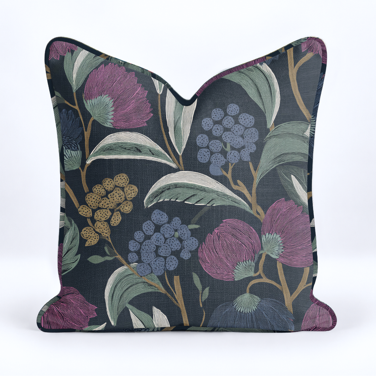 Moody Margo Throw Pillow - Painted Paper