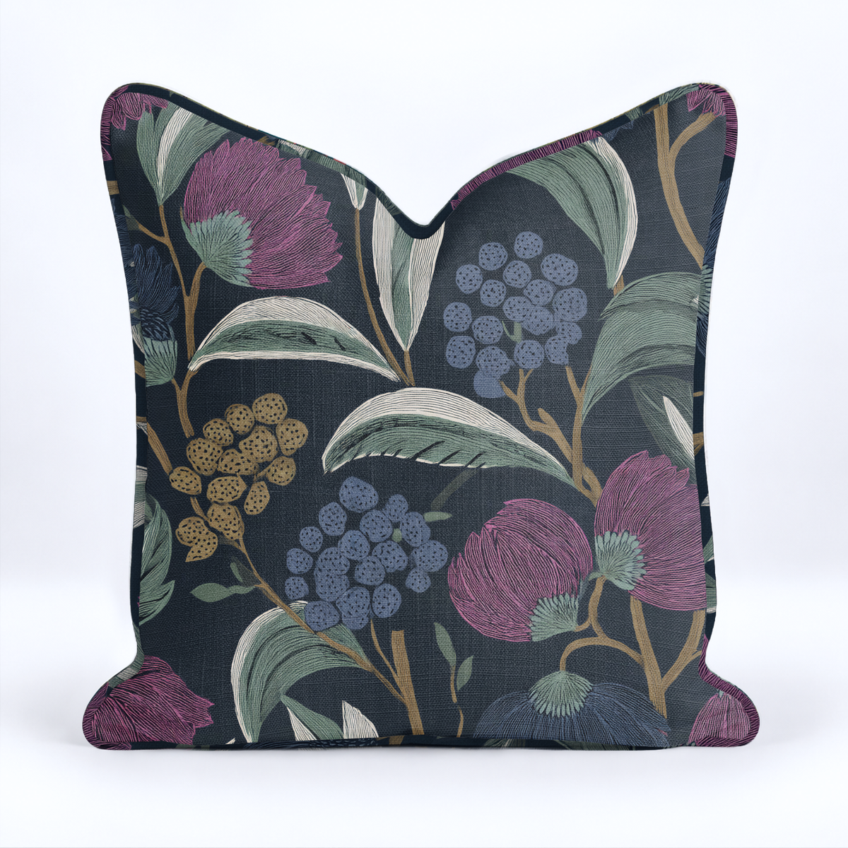 Moody Margo Throw Pillow - Painted Paper