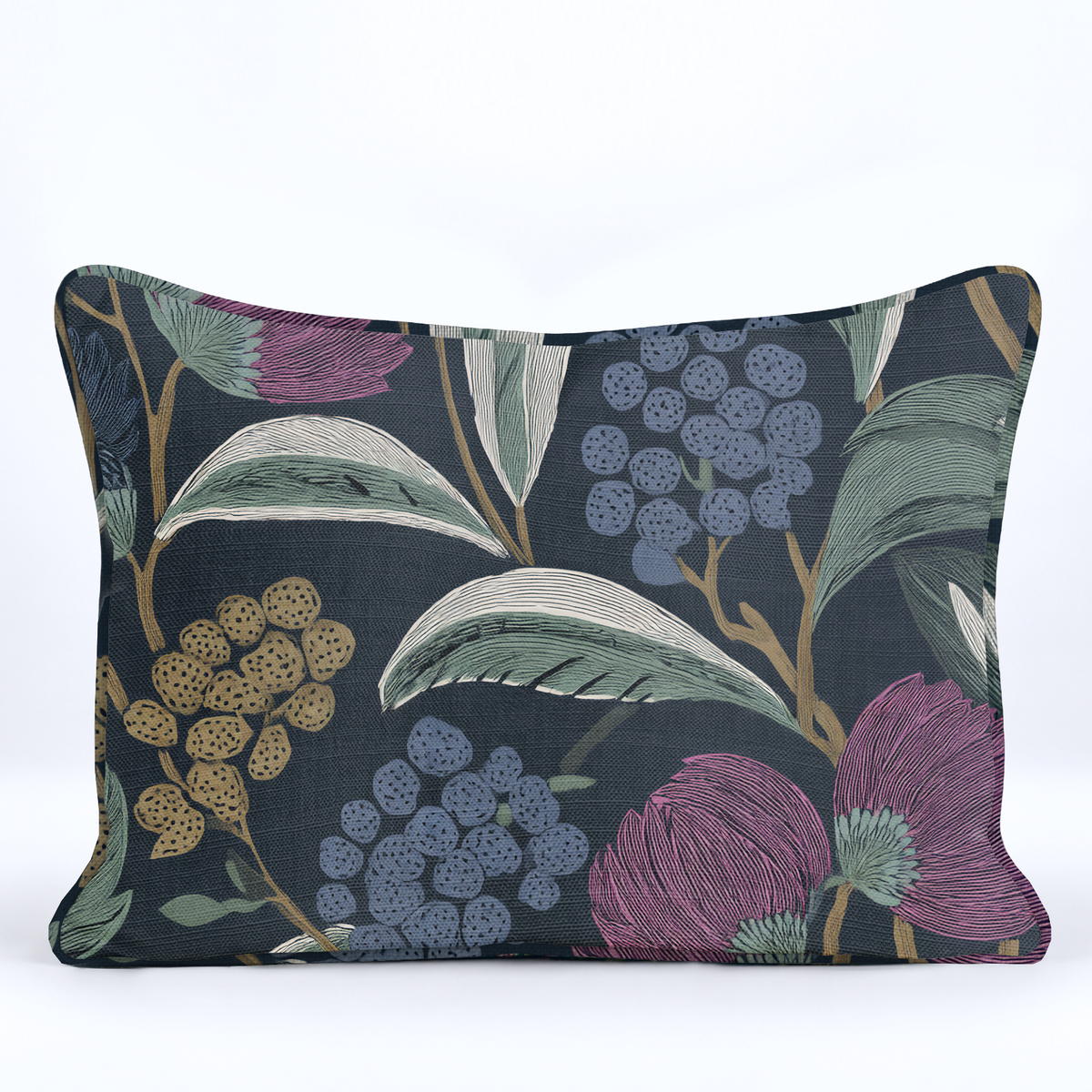 Moody Margo Throw Pillow - Painted Paper