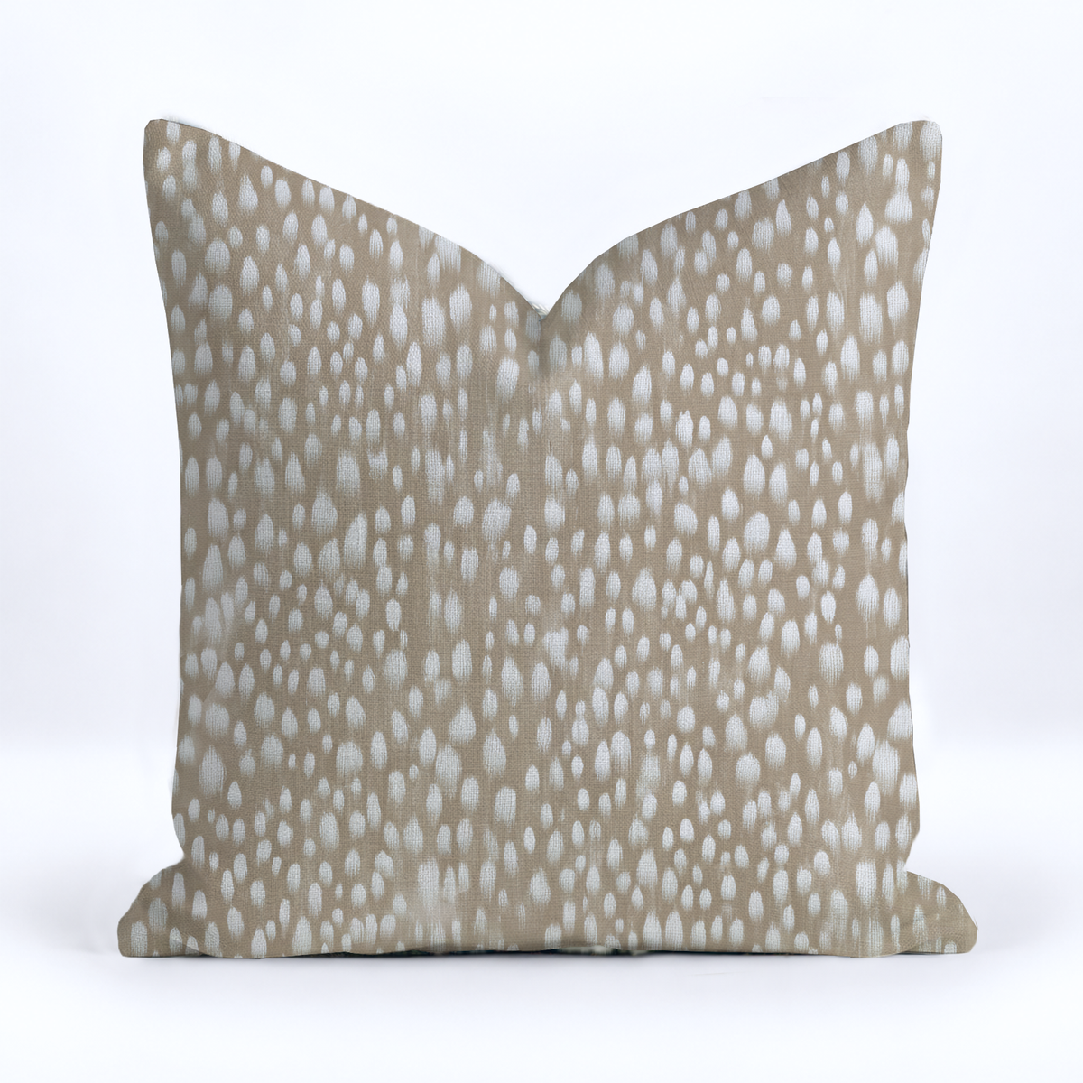 Dotted Fawn Throw Pillow - Painted Paper