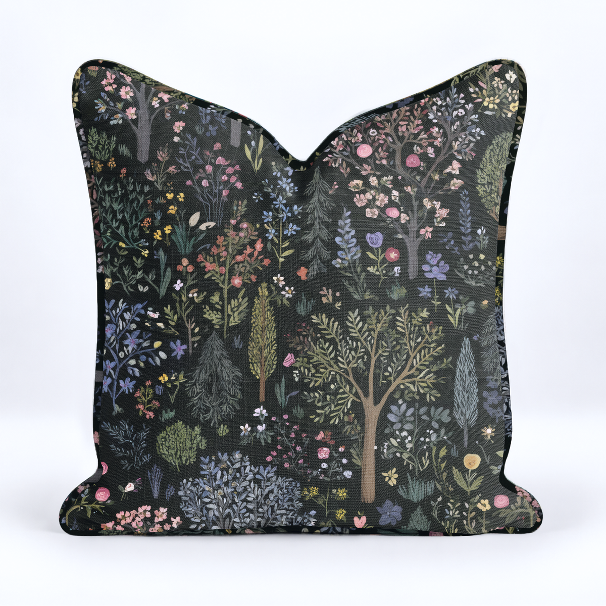 Enchanted Garden Throw Pillow - Painted Paper