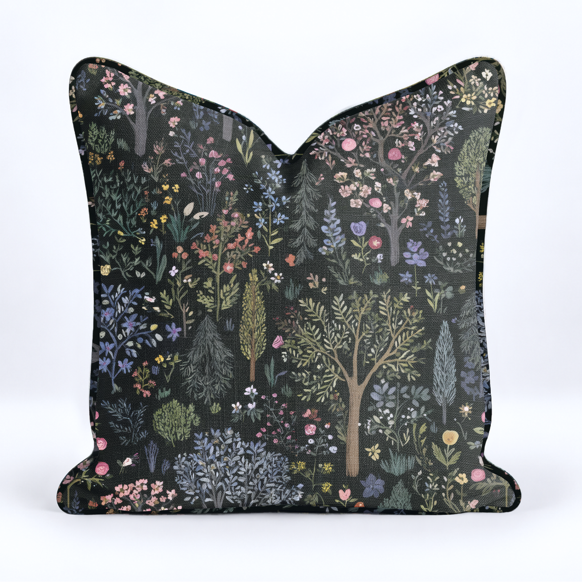 Enchanted Garden Throw Pillow - Painted Paper