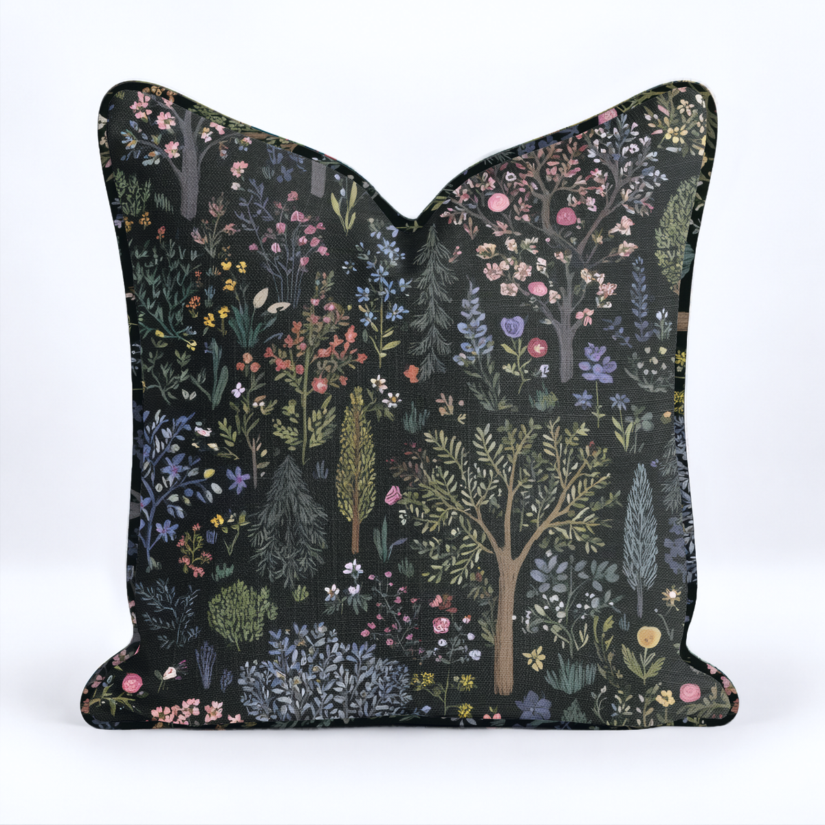 Enchanted Garden Throw Pillow - Painted Paper