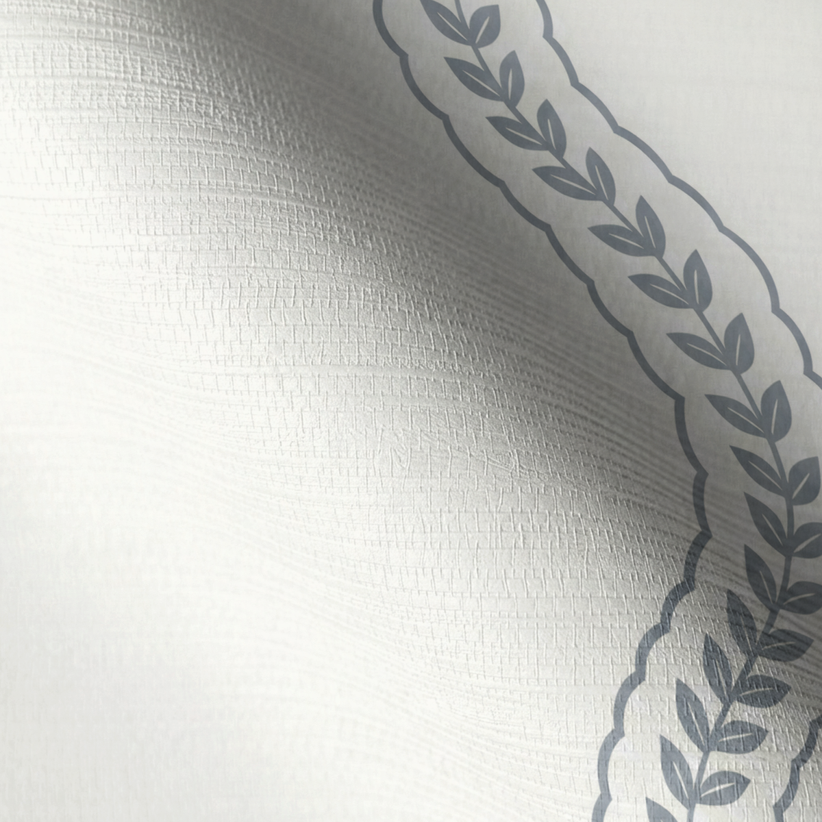 Blue Fine Vine - Blue Faux Grasscloth Wallpaper