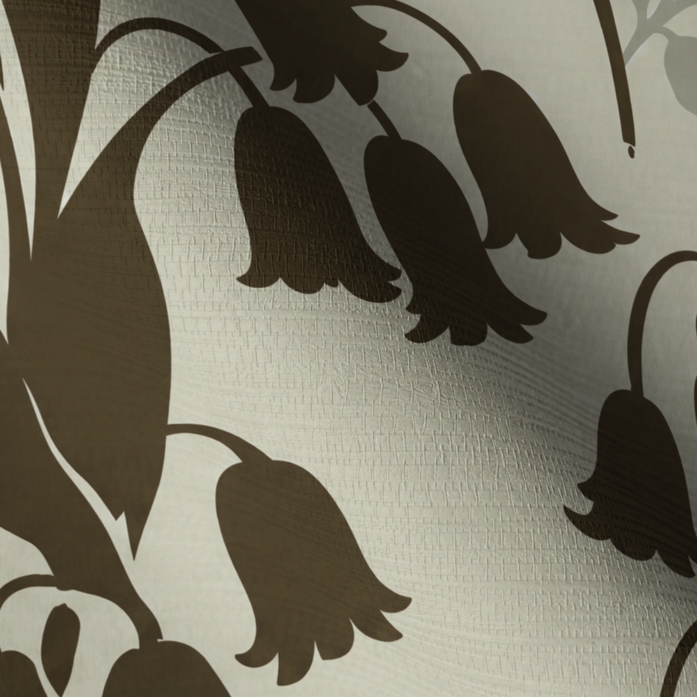 Little Luxuries - Chocolate Faux Grasscloth Wallpaper