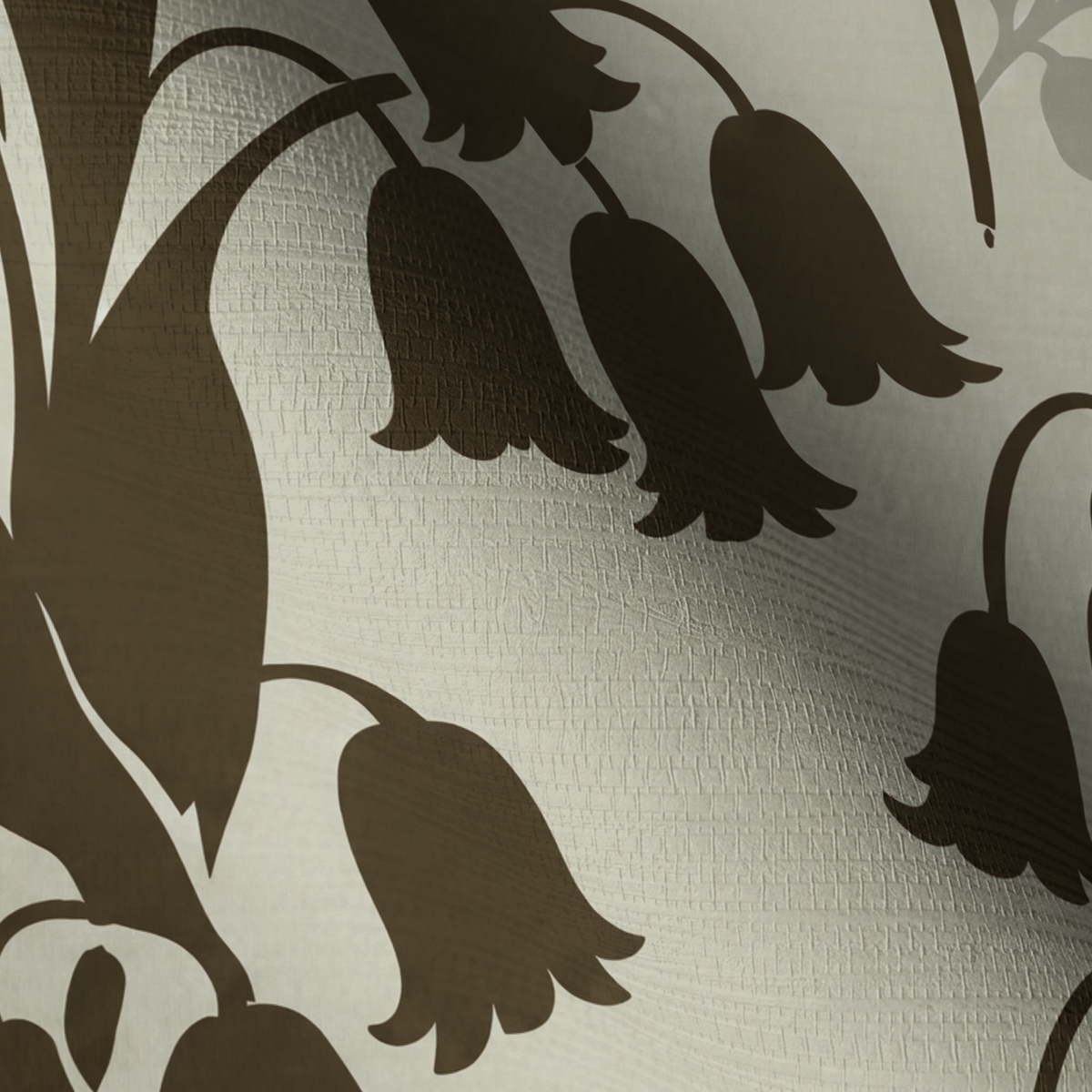 Little Luxuries - Chocolate Faux Grasscloth Wallpaper