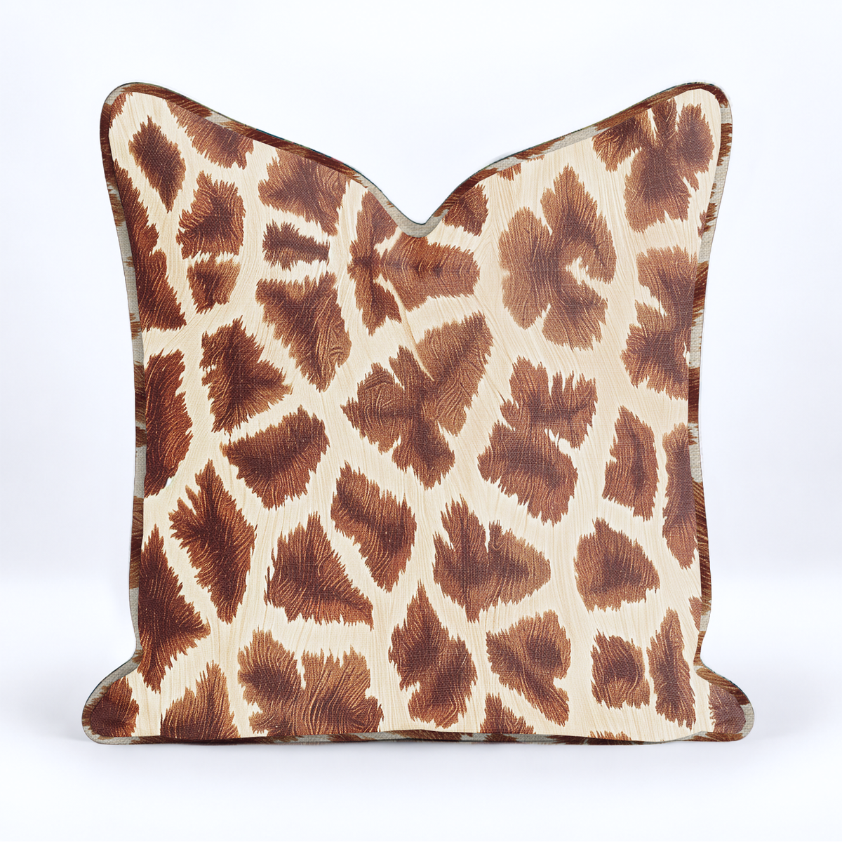 Bishop Giraffe Throw Pillow - Painted Paper