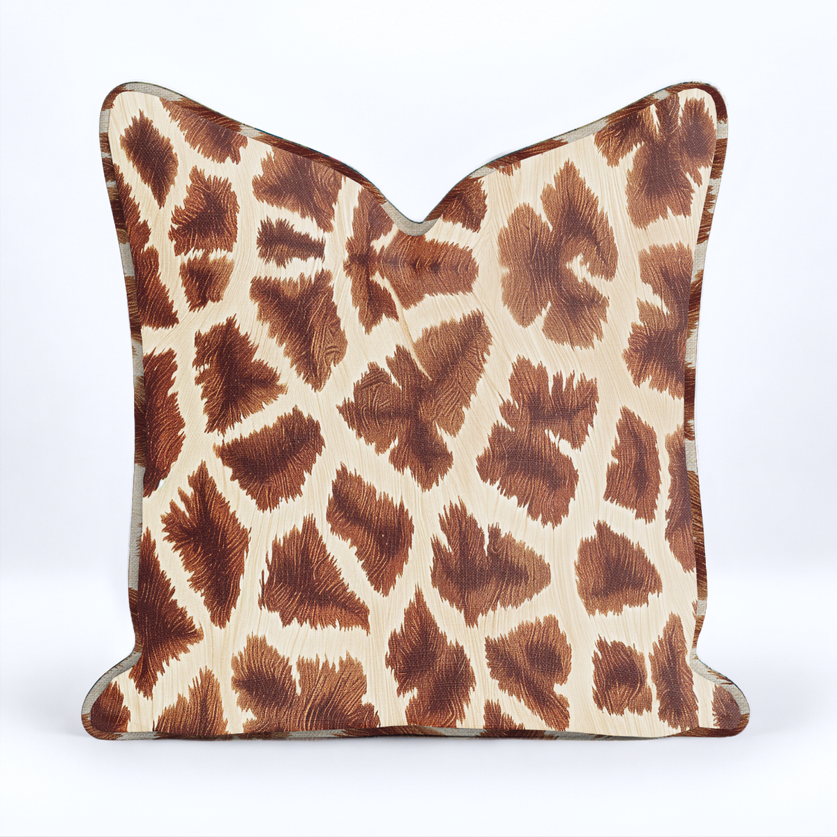 Bishop Giraffe Throw Pillow - Painted Paper