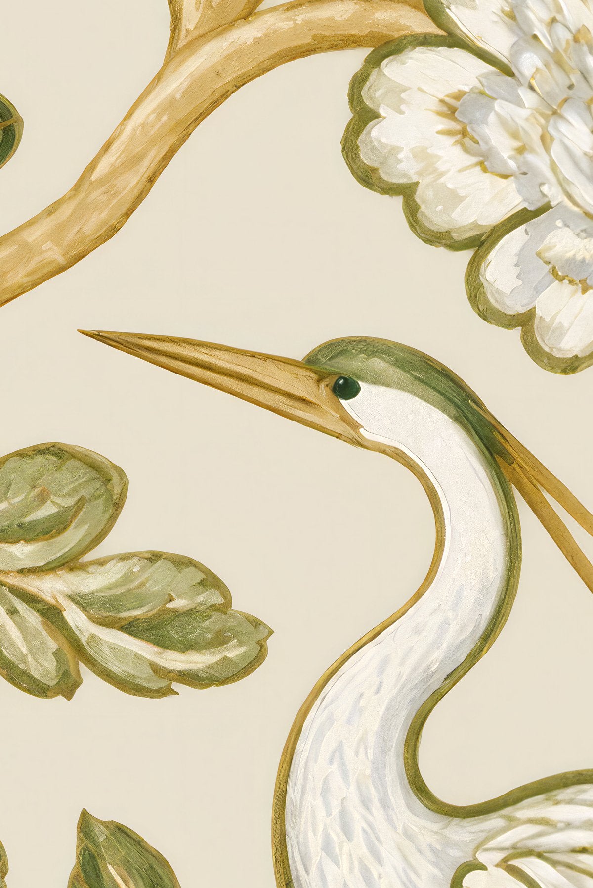Heron Feathers - Wall Mural