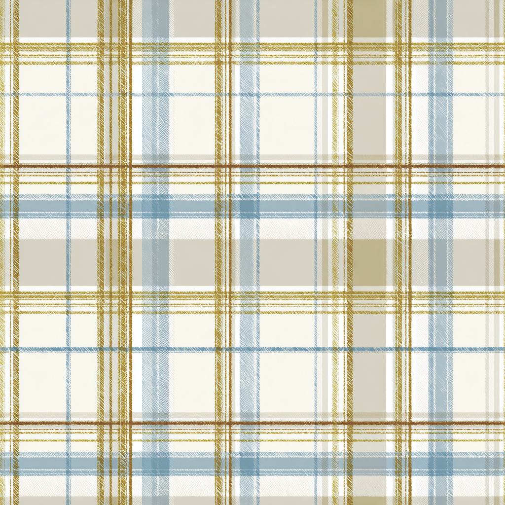 Cross Court Plaid Wallpaper