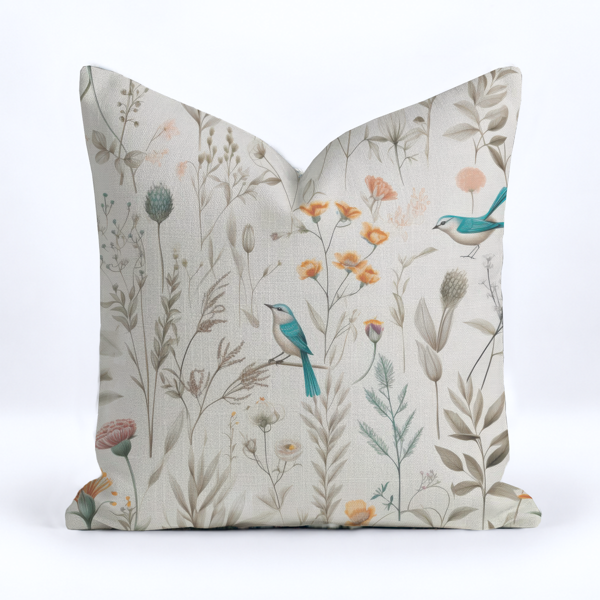 Trish Woodland Throw Pillow - Painted Paper