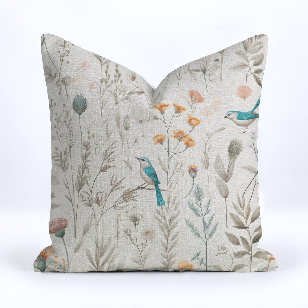 Trish Woodland Throw Pillow - Painted Paper
