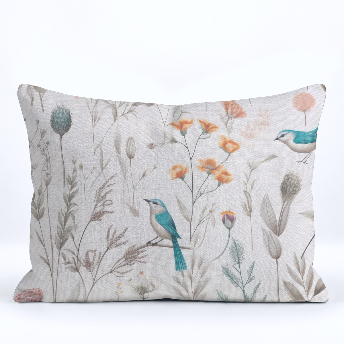 Trish Woodland Throw Pillow - Painted Paper
