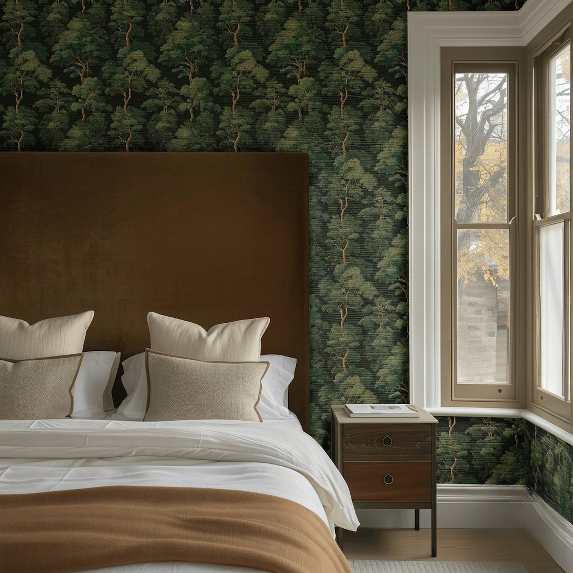 Maura Faux Grasscloth Wallpaper