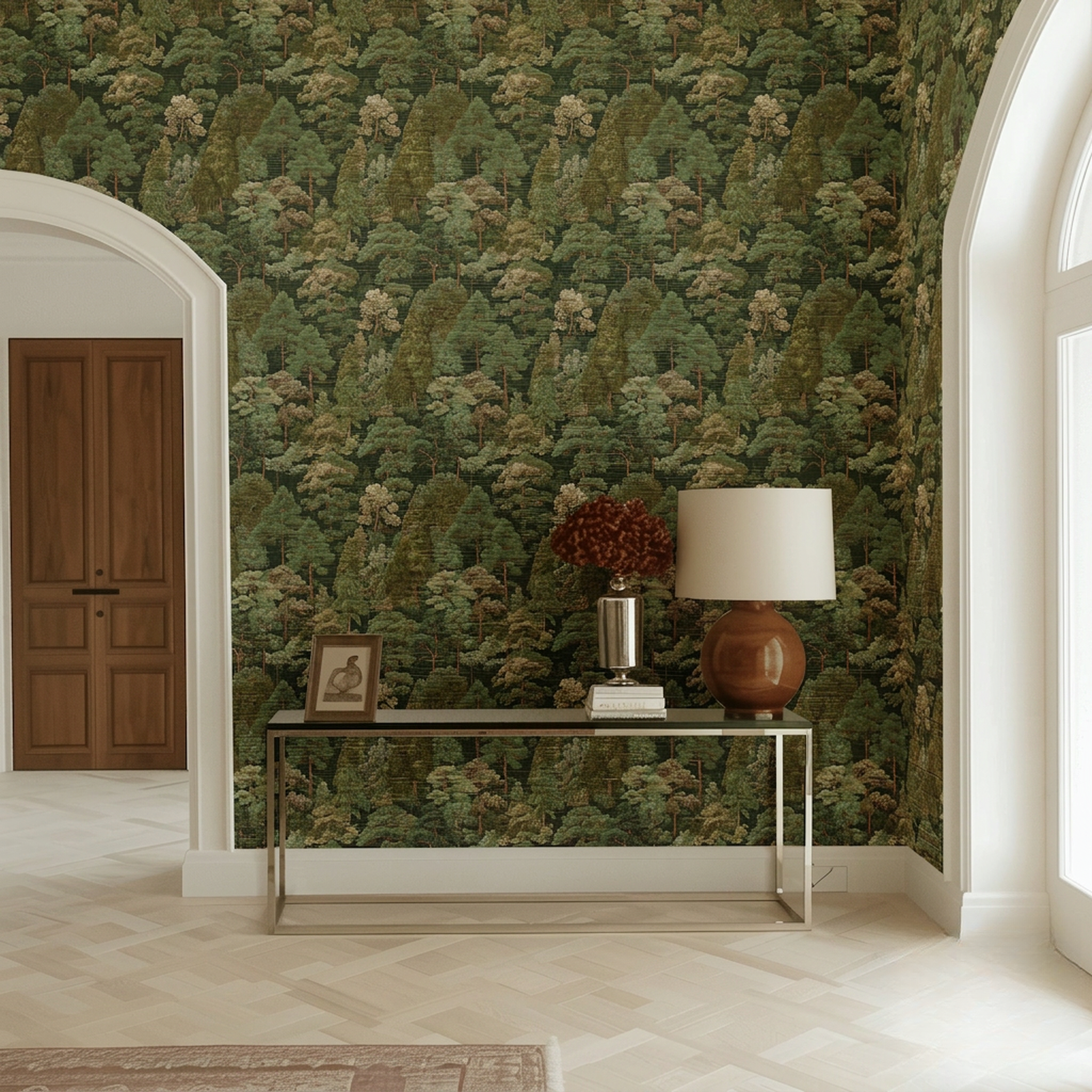 Catherine Faux Grasscloth Wallpaper