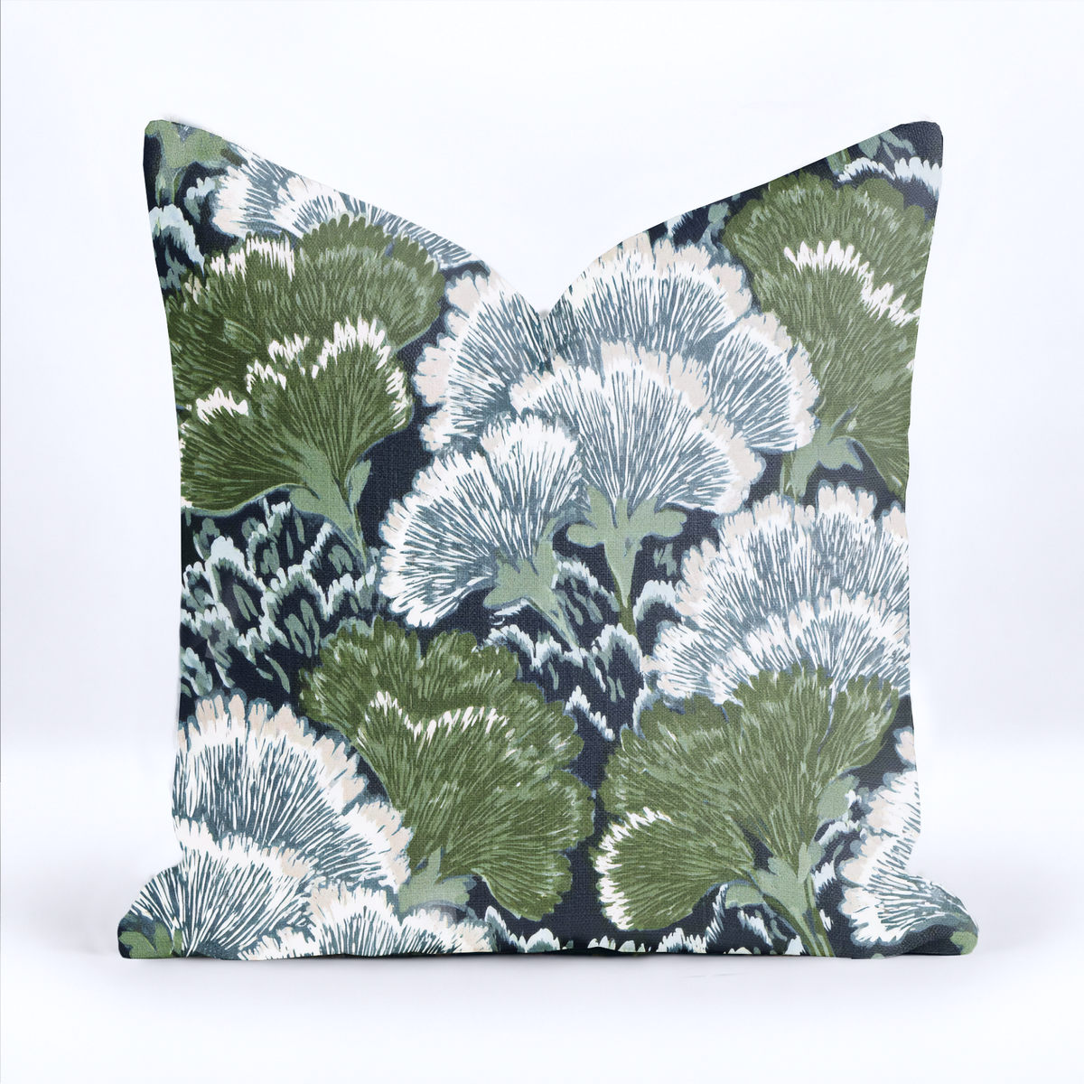 Gingko Textures Throw Pillow - Painted Paper