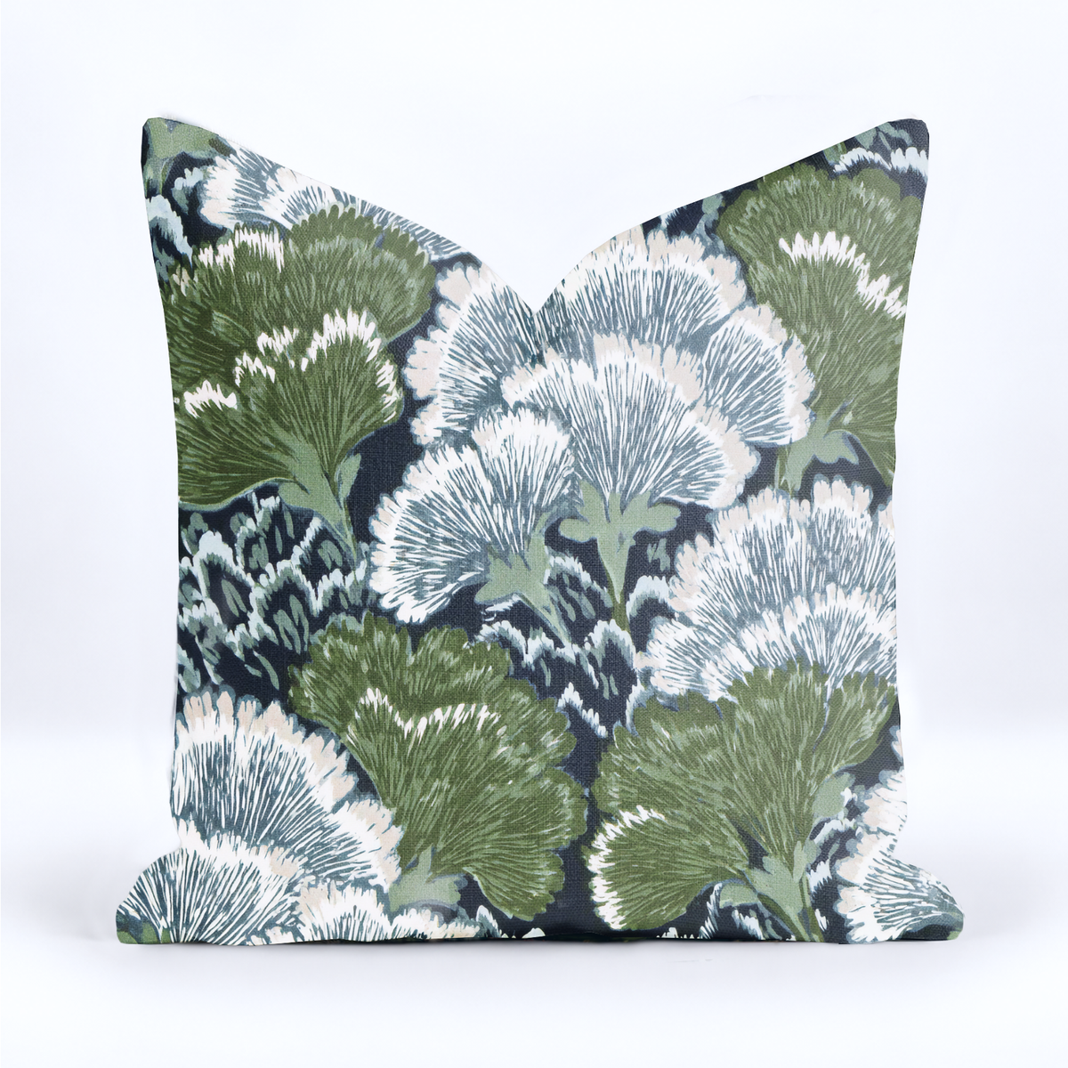 Gingko Textures Throw Pillow - Painted Paper