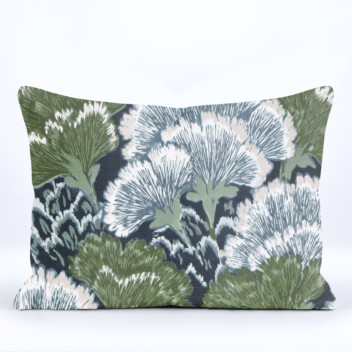 Gingko Textures Throw Pillow - Painted Paper