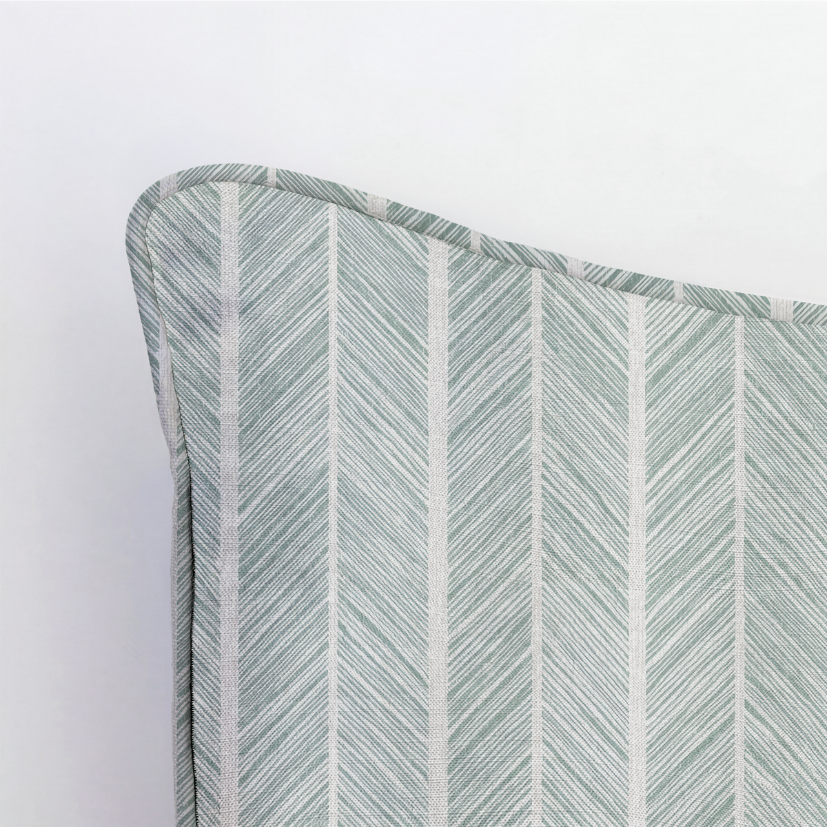 Herringbone Harbor Throw Pillow - Painted Paper