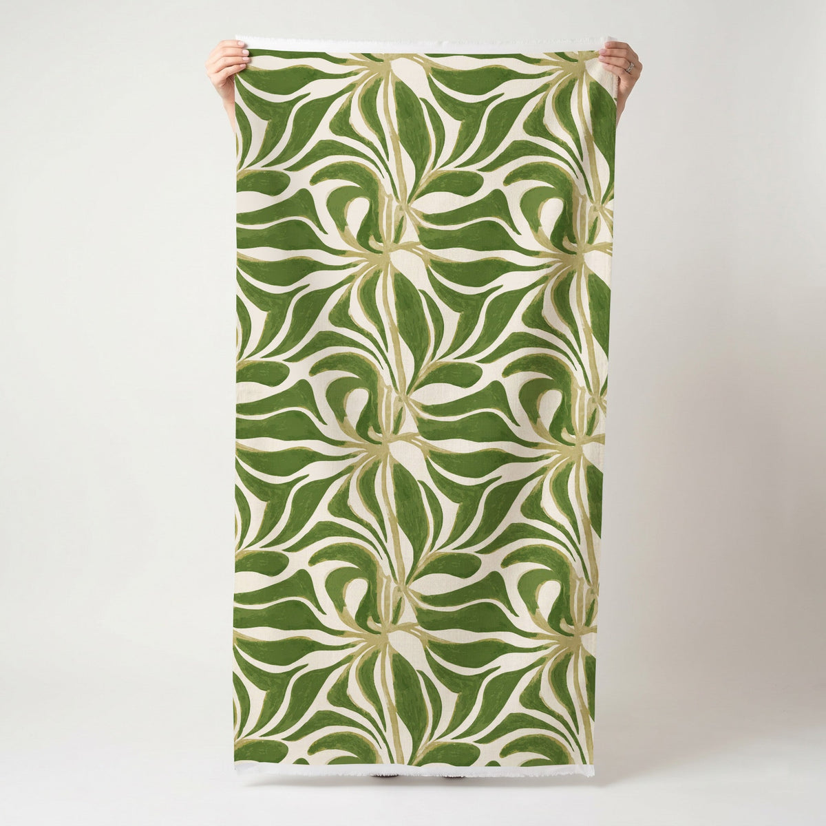 Abstract Flora - Fabric - Painted Paper