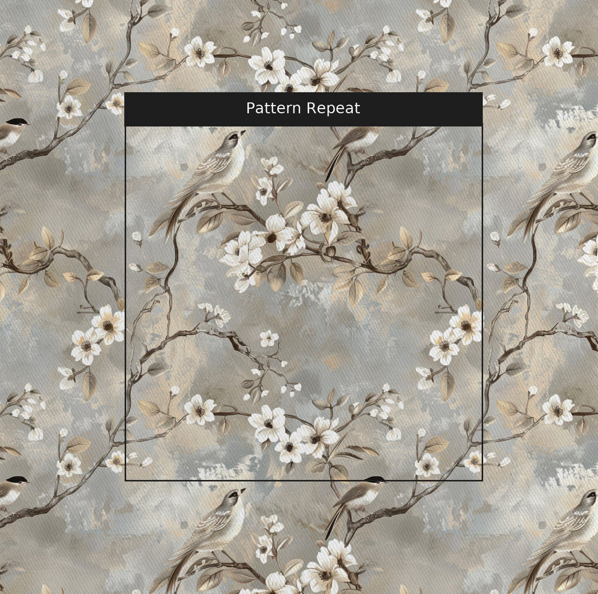 Ada - Fabric - Painted Paper