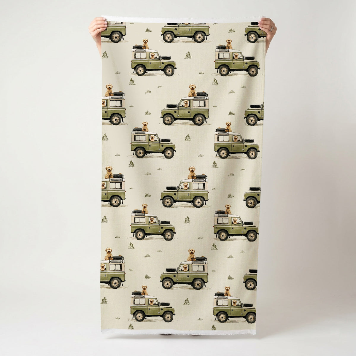 Adventure Wagon - Fabric - Painted Paper