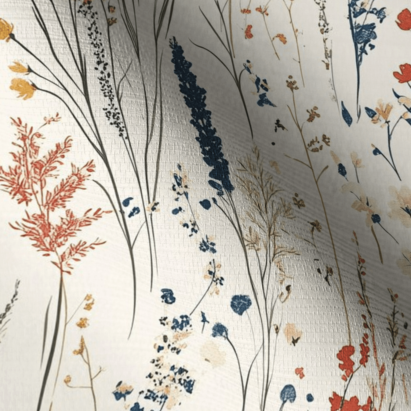 Alma Faux Grasscloth Wallpaper - Painted Paper