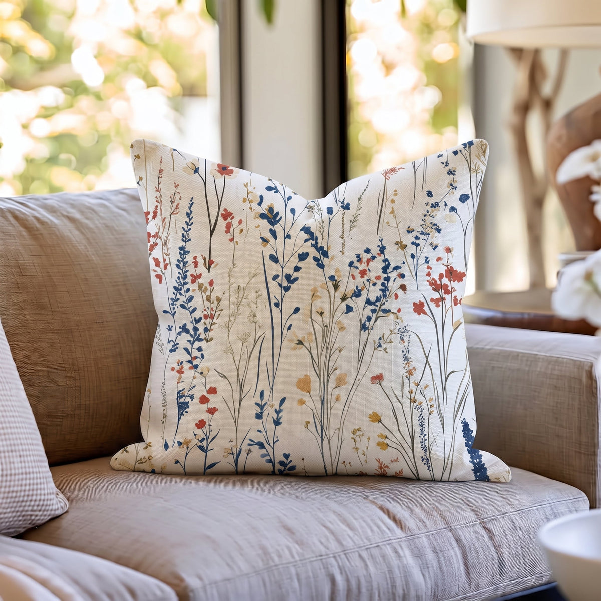 Alma Throw Pillow - Painted Paper
