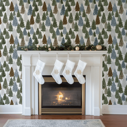 Alpine Grove Wallpaper - Painted Paper