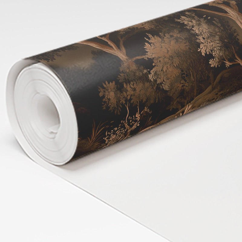 Amarante Wallpaper - Painted Paper