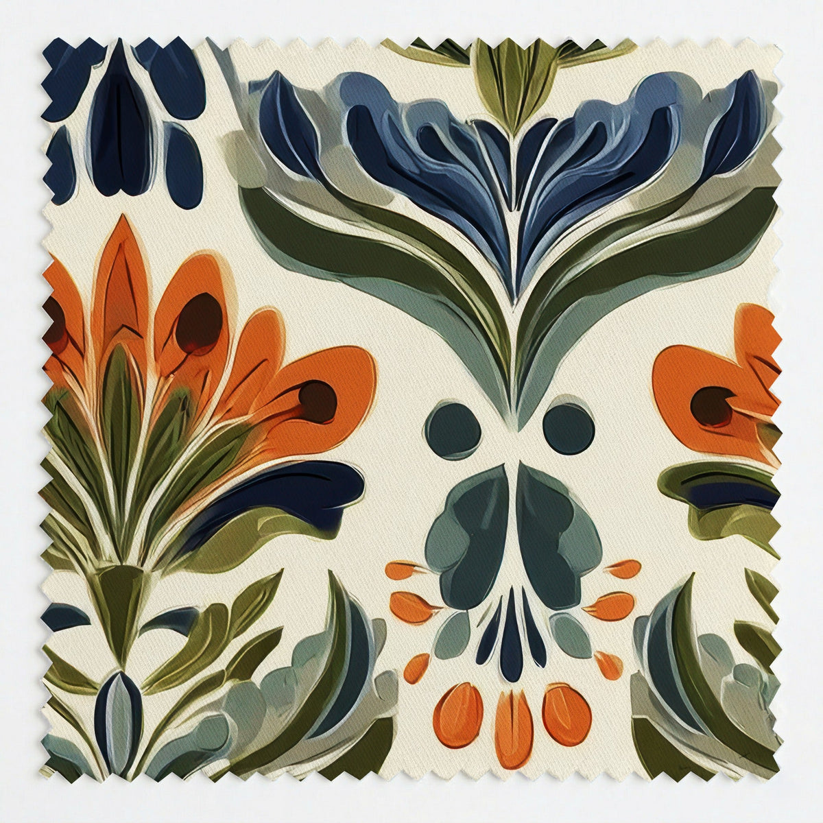 Amber Garden - Fabric - Painted Paper