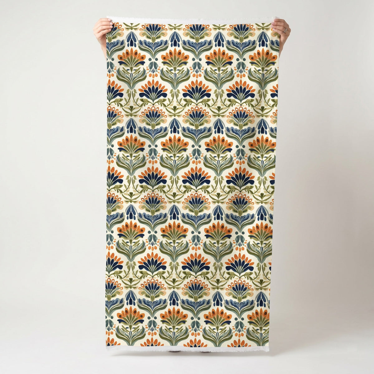 Amber Garden - Fabric - Painted Paper