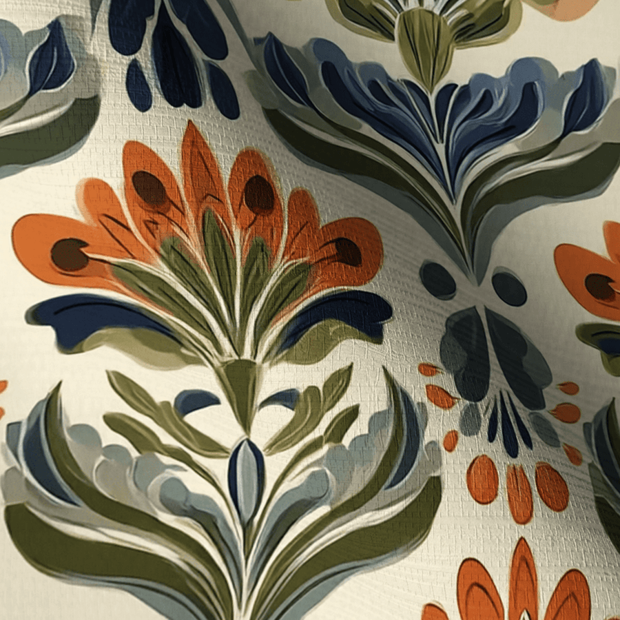 Amber Garden Faux Grasscloth