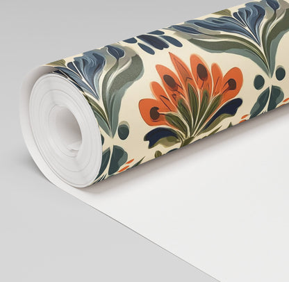 Amber Garden Wallpaper - Painted Paper