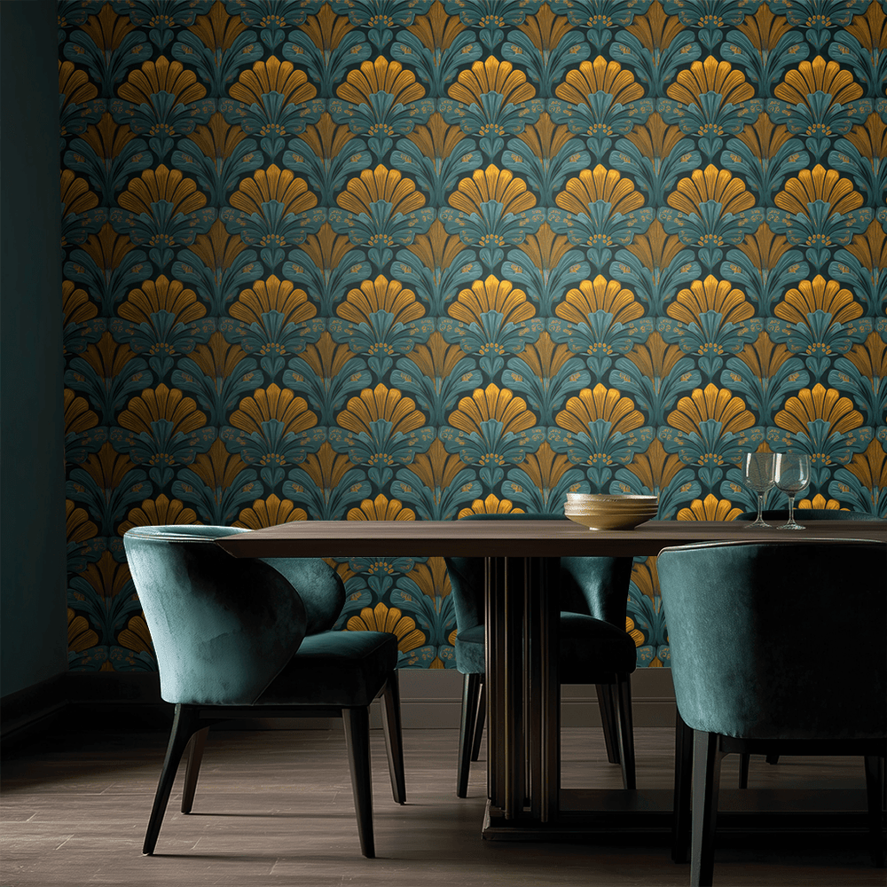 Amberhall Bloom Wallpaper - Painted Paper