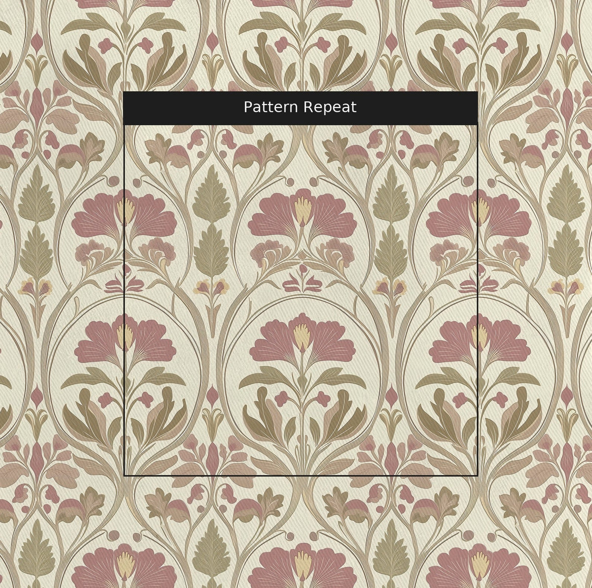 Amethyste Garden - Fabric - Painted Paper