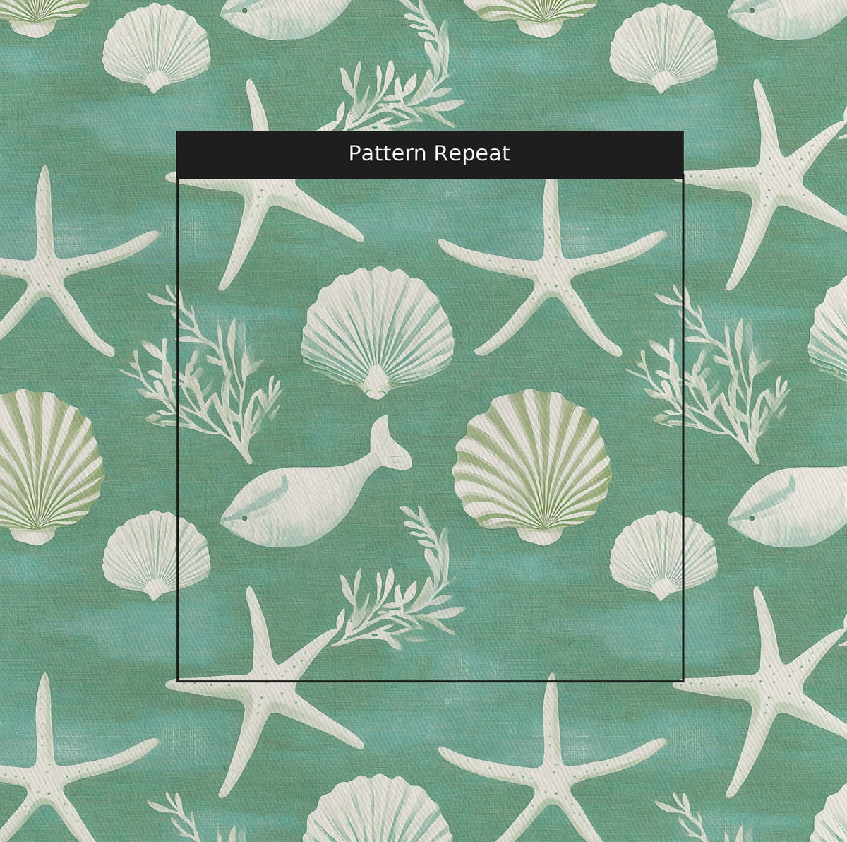 Anemone - Fabric - Painted Paper