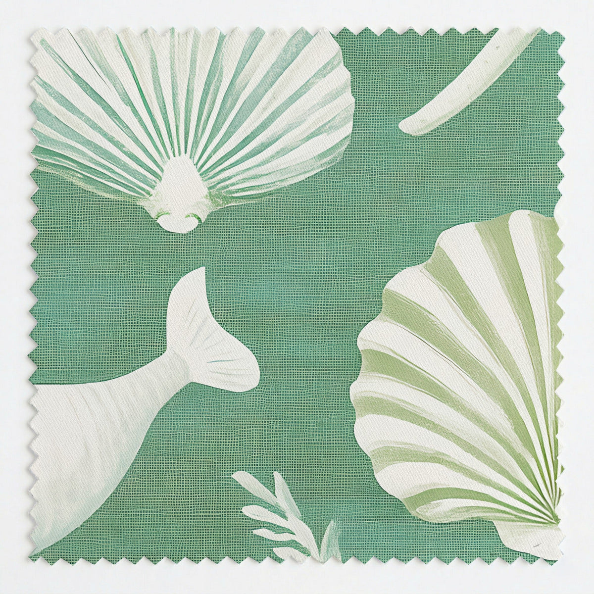 Anemone - Fabric - Painted Paper